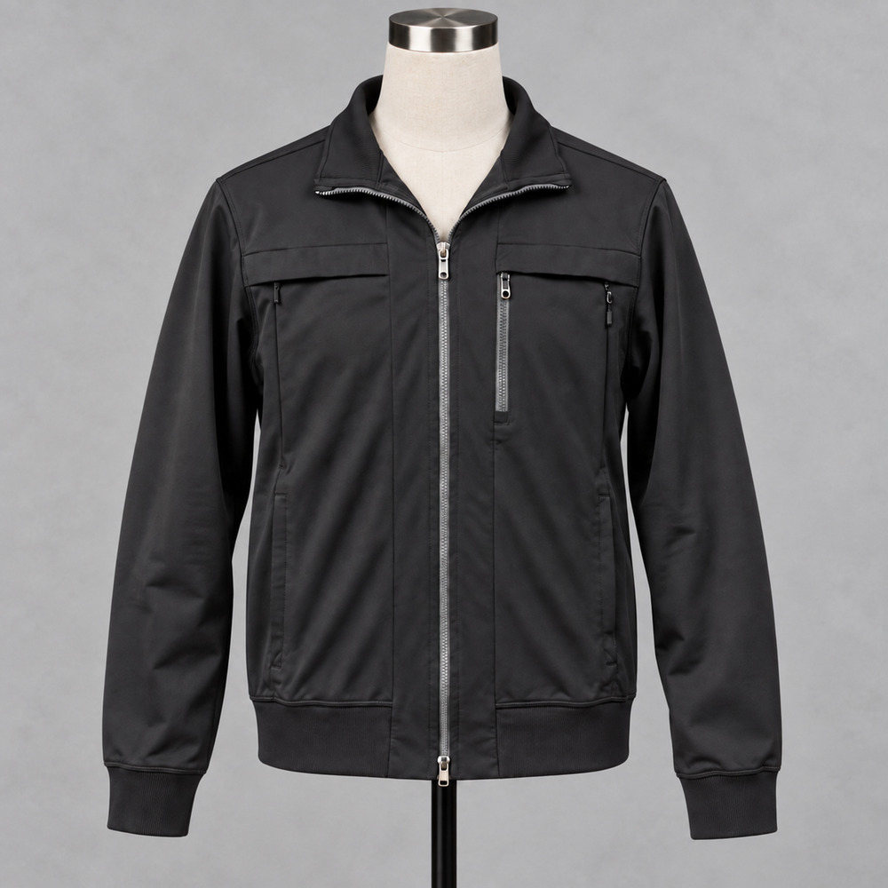 Lululemon Mens Black Full Zip Athletic Performance Quick Dry Jacket - M